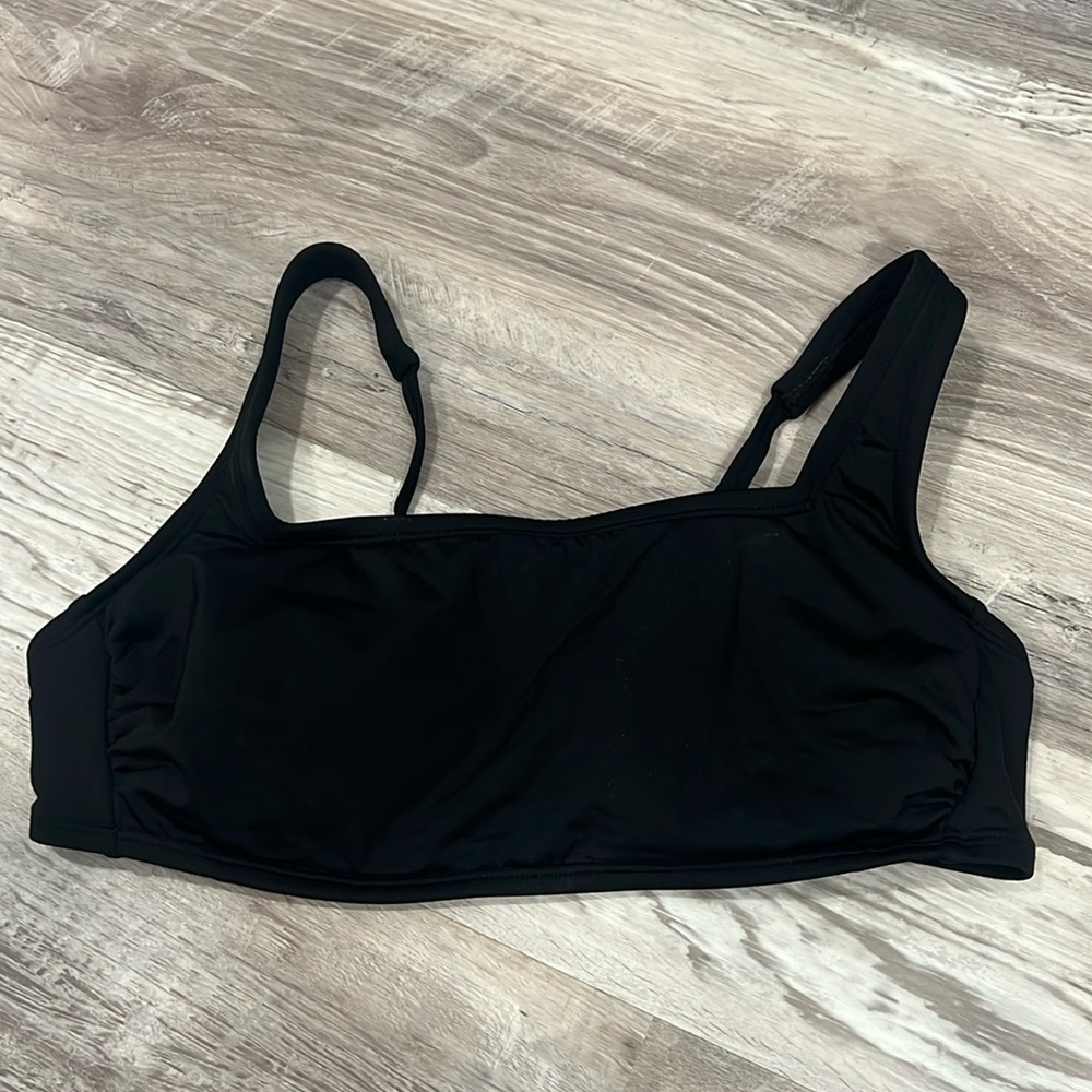 Kona Sol Black Swim Top Size M